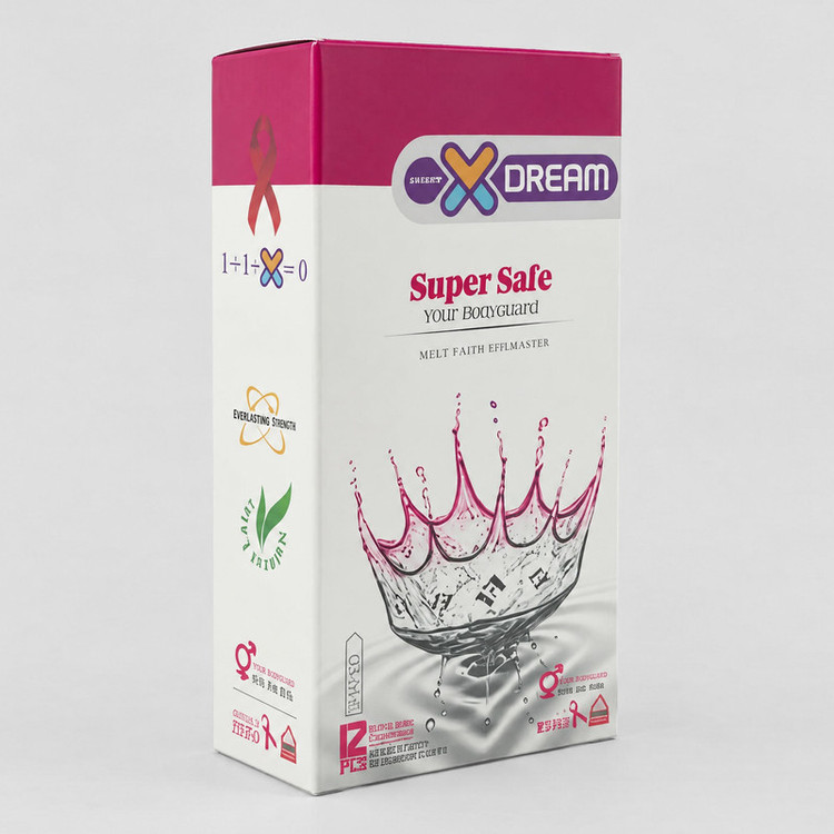 کاندوم ایکس دریم مدل Super Safe بسته 12 عددی