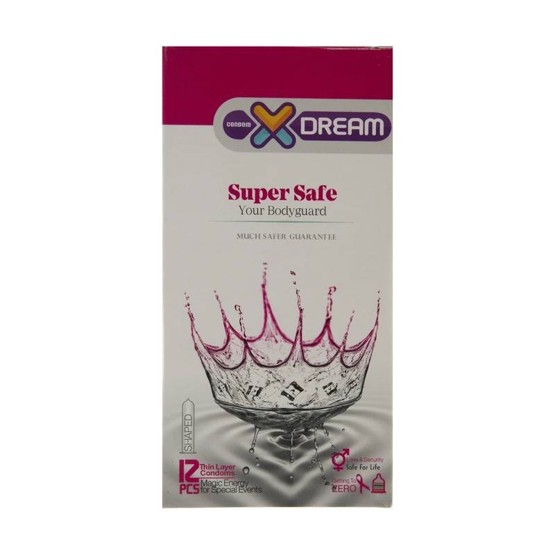 کاندوم ایکس دریم مدل Super Safe بسته 12 عددی